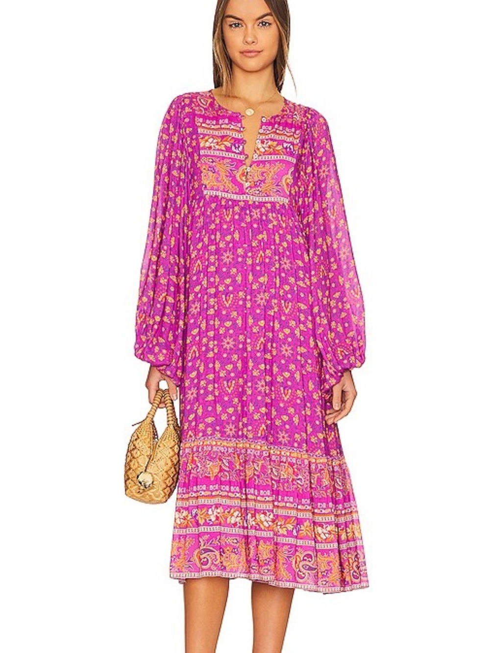NWOT Spell Madame Peacock Boho Dress